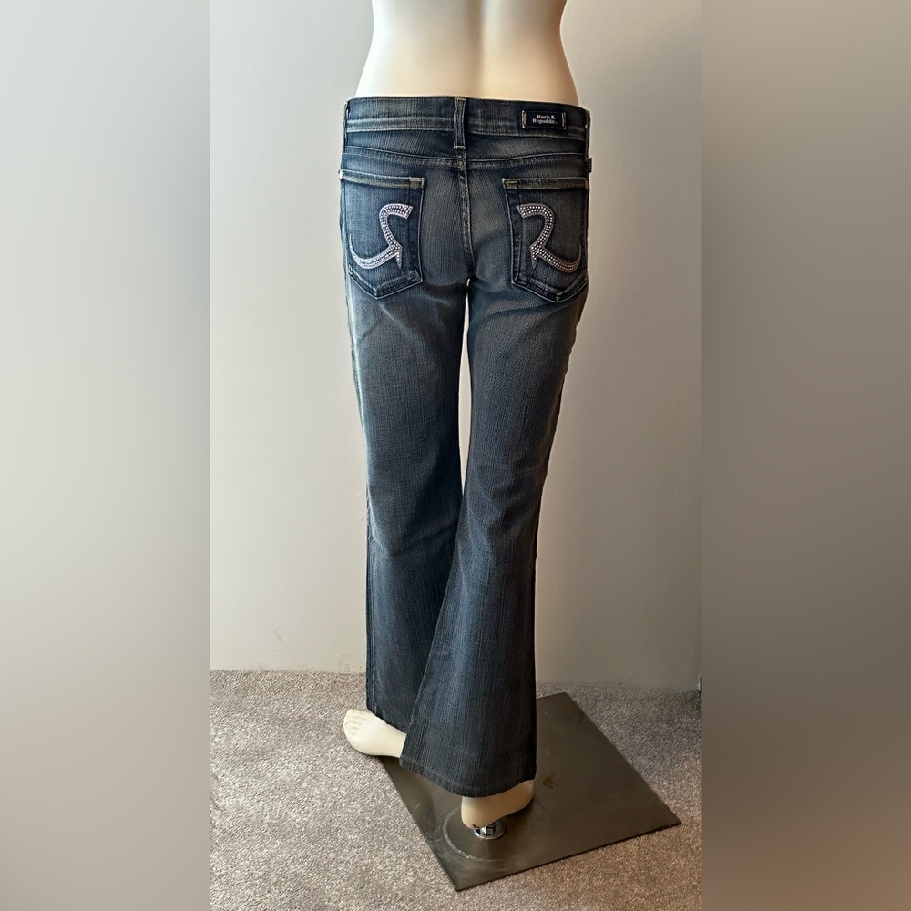 Rock & Republic Dark Blue Flare Jeans